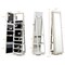 Costway 360degree Rotatable Jewelry Cabinet 2-in-1 Lockable Mirrored Organizer White/Black/Dark Brown/Gray/Blue/Pink/Purple/Dark Gray